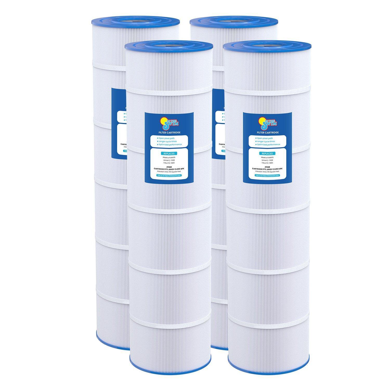 In The Swim Standard Pool Filter Cartridge 4-Pack Replacement for Jandy CL460 gallery