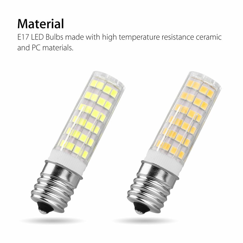 5PCS E17 LED Bulb Microwave Oven Light Dimmable 7W 6000K Super Bright Lamp Bulbs gallery