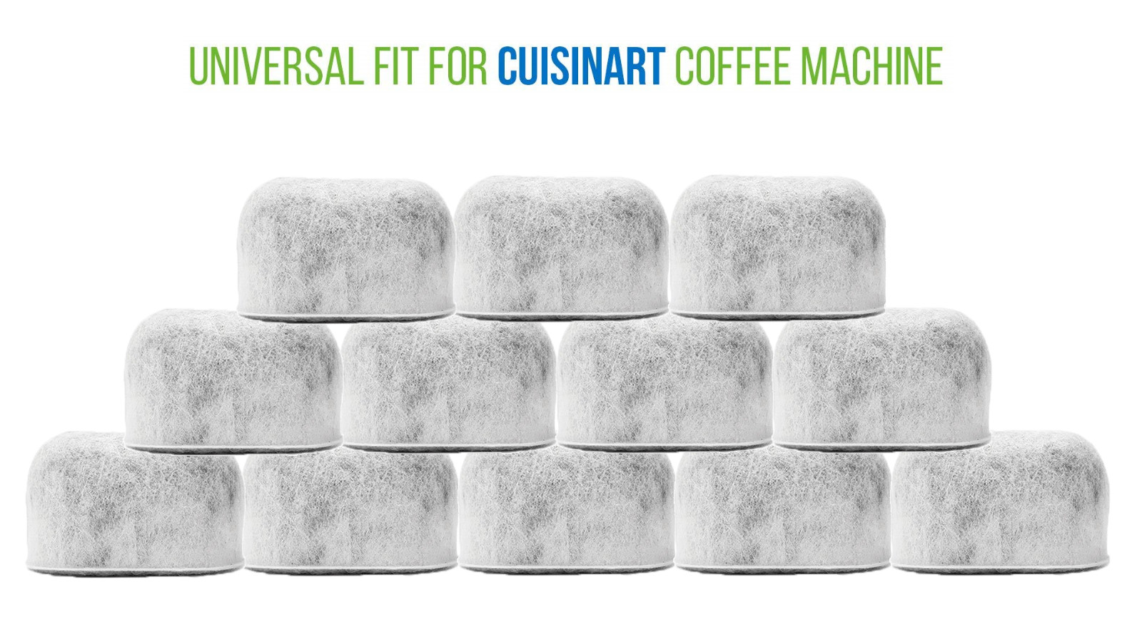(12) Premium Replacement Charcoal Water Filters for Cuisinart Coffee, DCC-RWF gallery
