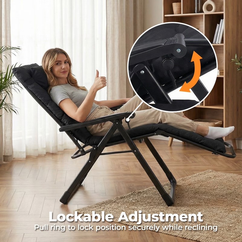 Zero Gravity Chair 440lbs Capacity,Foldable for Outdoor,Outdoor sun lounge chair gallery