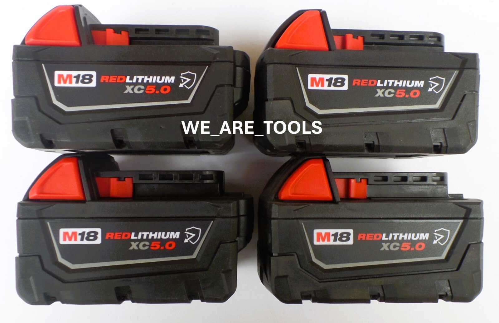 (4) New Milwaukee RESISTANT Battery GENUINE 48-11-1850R 5.0 AH XC M18 18V RED gallery