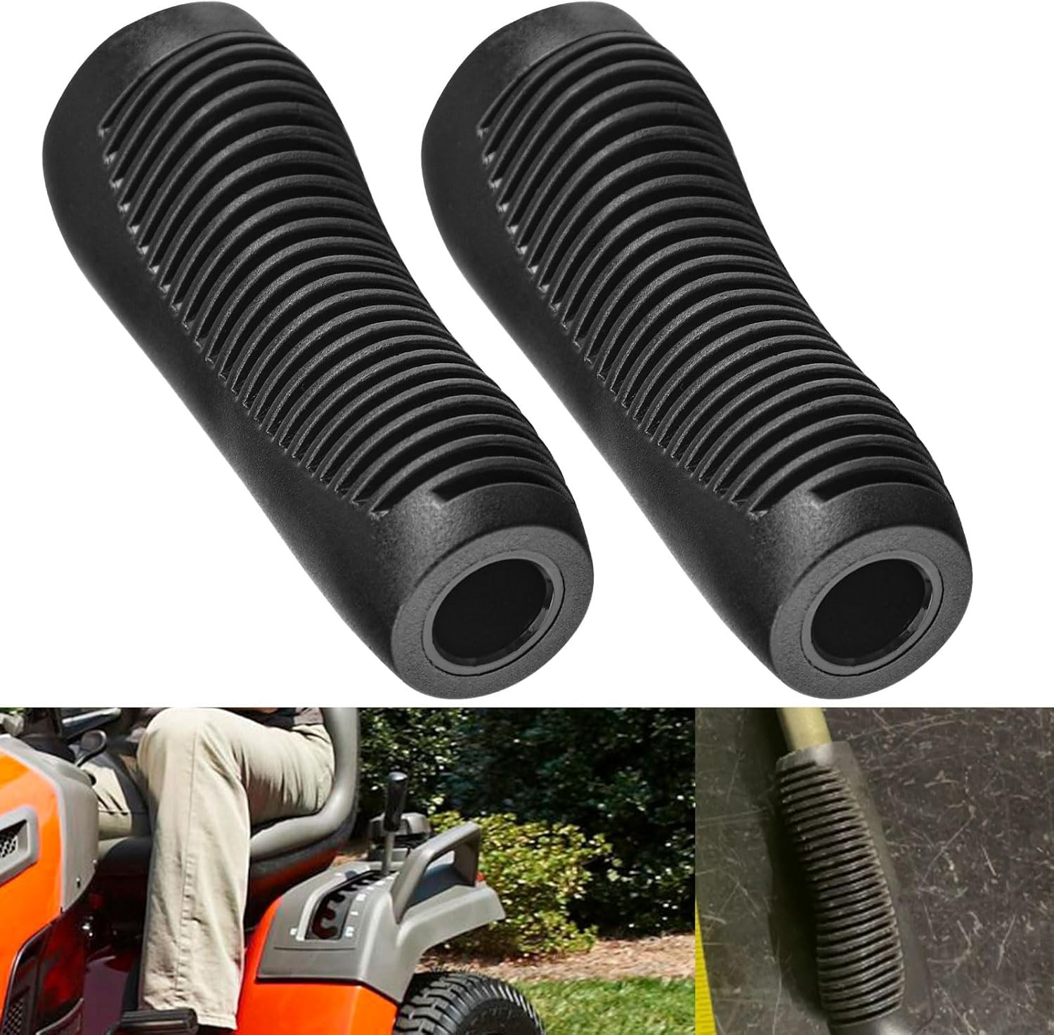 2 PACK FOR HUSQVARNA 532411555 DECK LEVER HANDLE GRIP FOR GTH/LGT MODELS W gallery