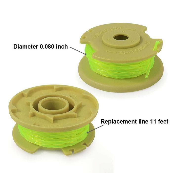 Ryobi Replacement Twisted 0.080 In. String Trimmer Auto Feed Line Spools 3-Pack gallery