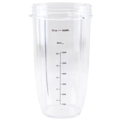 32 oz Colossal Cup Replacement for NutriBullet 600W 900W NB-101B NB-101S NB-201.