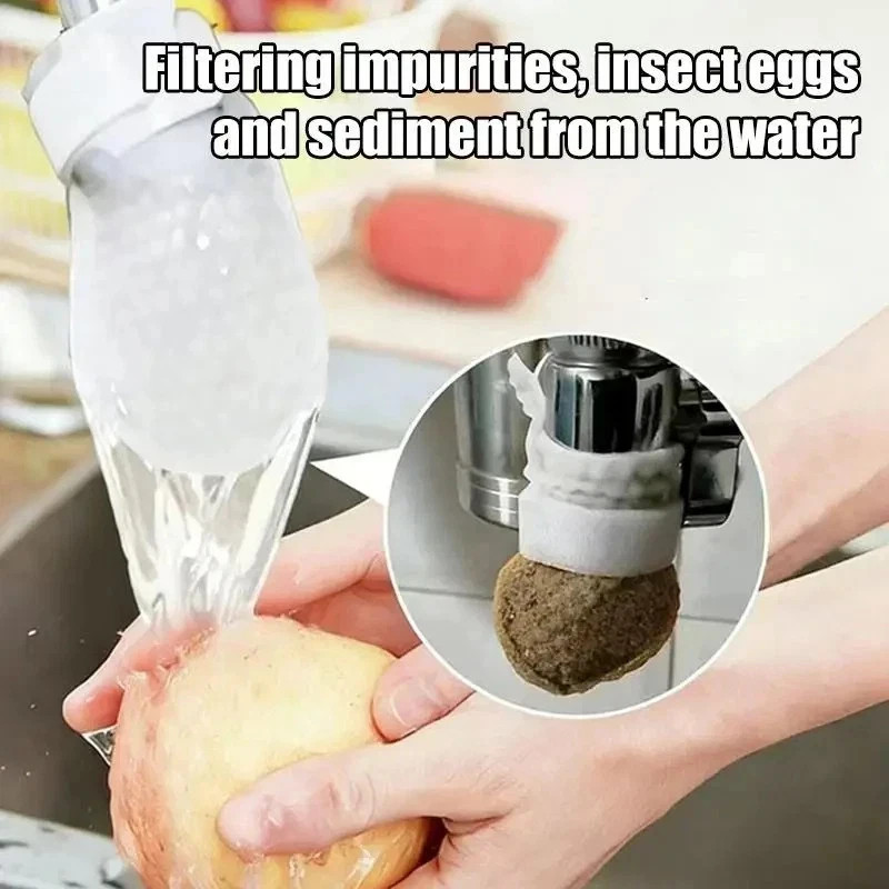 50PCS Cotton Filter Bag For Faucet, DIY Faucet Filter Cotton Bags Water Filters gallery