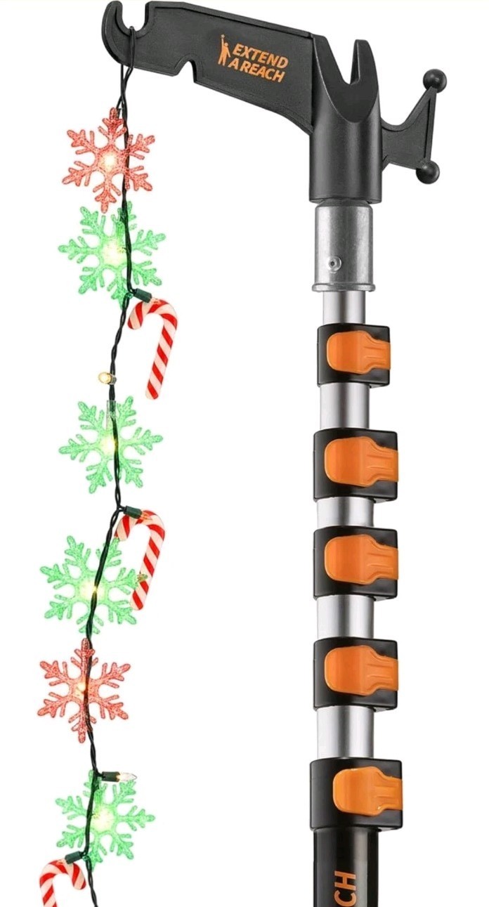 5-24 ft Long Telescopic Extension Pole With Utility Hook Telescoping Pole gallery