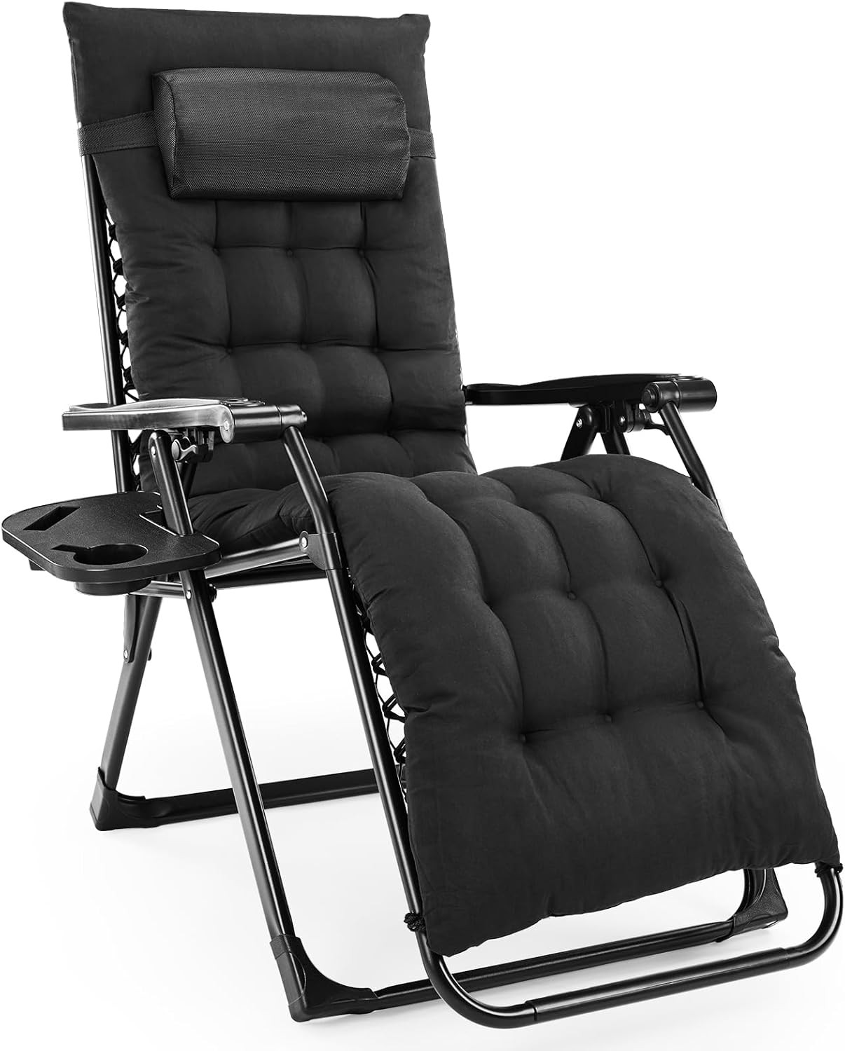 Zero Gravity Chair Reclining Lounge Chair w/ Removable Cushion Indoor & Outdoor gallery