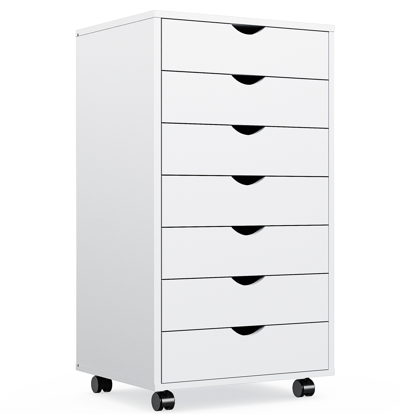 7-Drawer Dresser Chest Mobile Filing Cabinets Storage Cabinet Display Organizer gallery
