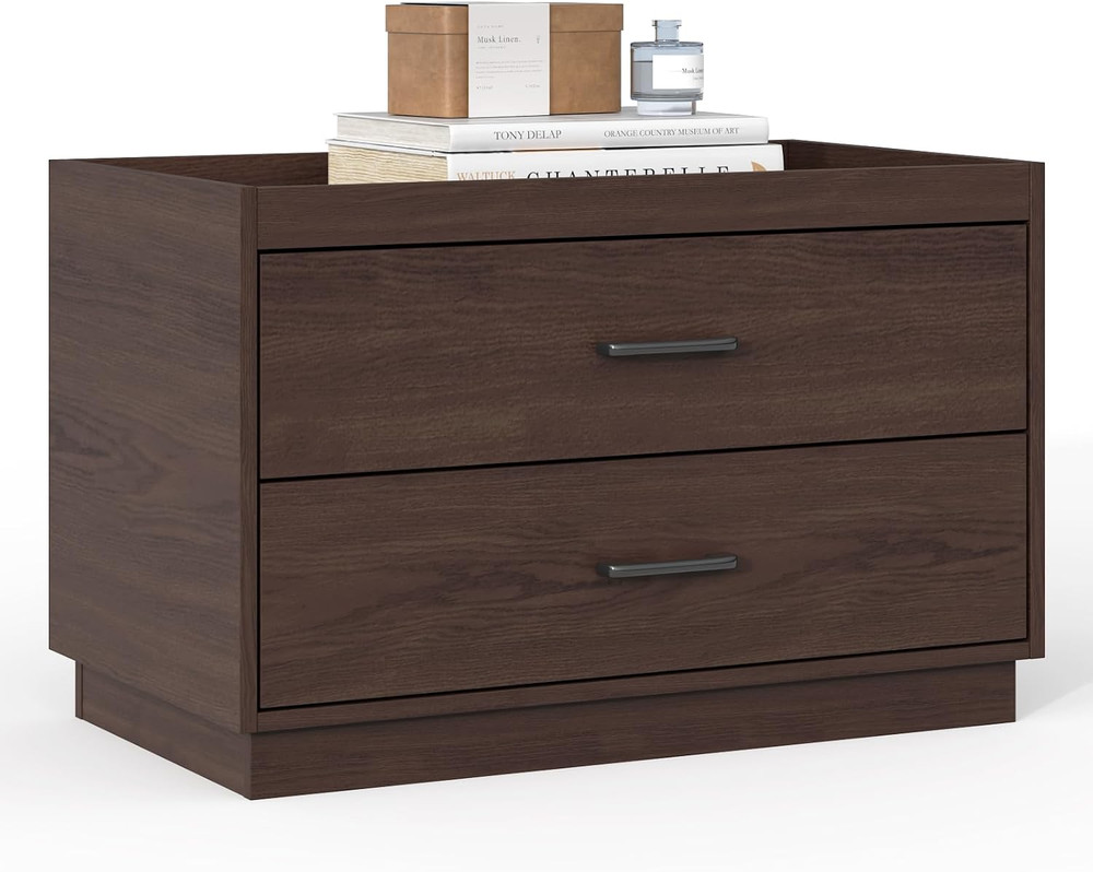 Stackable Storage Drawers, 28" Wide Storage Bins with 2 Drawers for Closet Organ