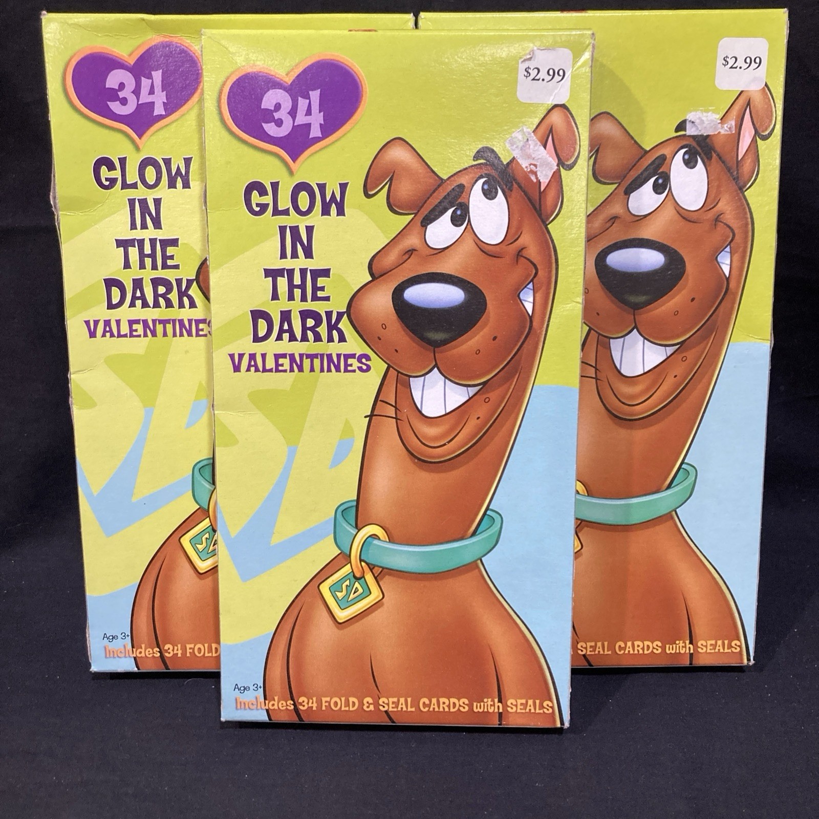 Scooby-Doo! 34 Glow In The Dark Valentines Cards Fold And Seal W/ Seals New (3) gallery