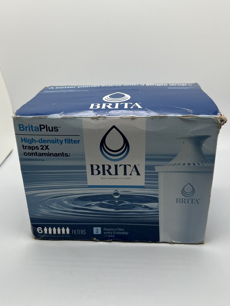 BritaPlus High Density Replacement Filters - 6 Count - Model 0B08