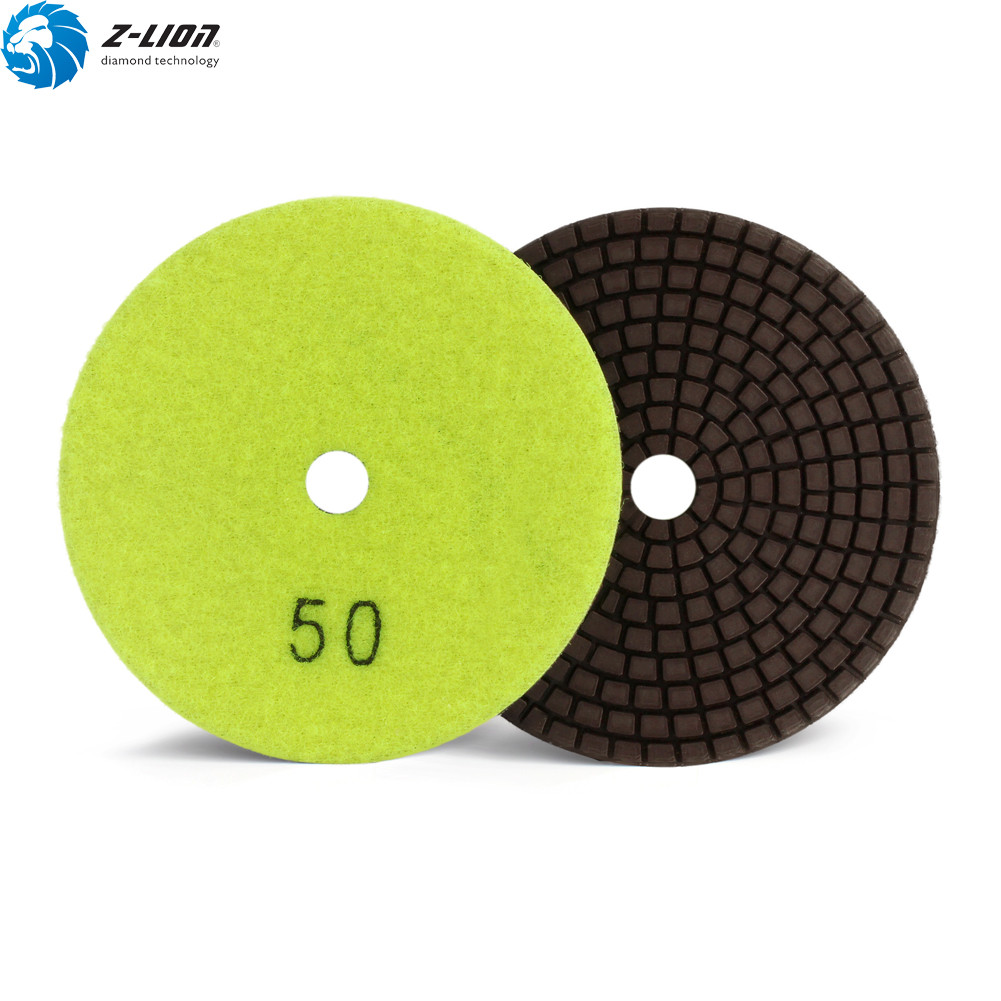 4'' Copper Diamond Polishing Pads Grinding Disc Wet Used Granite Marble Stone gallery