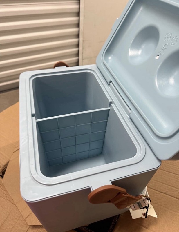 Hard-Sided Portable Cooler Light Blue & Tote - Hearth & Hand with Magnolia gallery