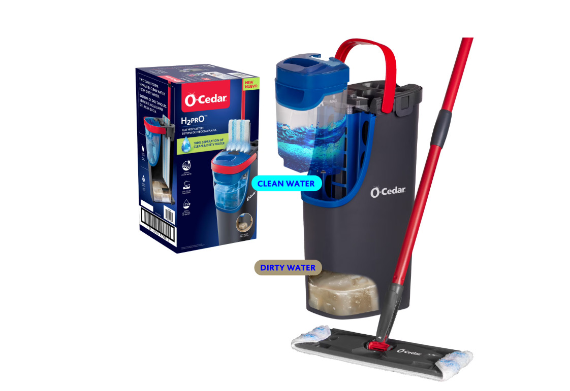 O-Cedar H2prO™ Flat Mop System gallery