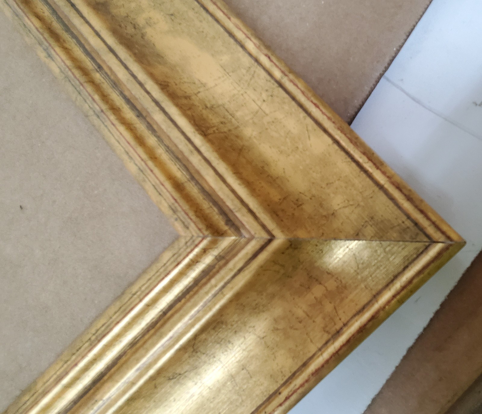 Gold 12x16 Handmade Open Frame for photographs, prints, picture Made in USA gallery