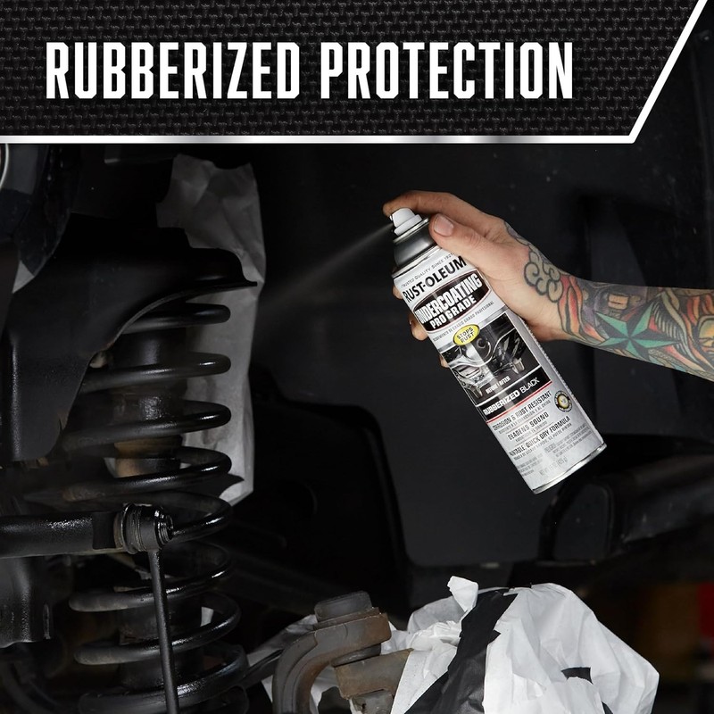 Rust-Oleum Stops Rust Professional Grade Undercoating Spray Paint, 6 Pack, 15 oz gallery