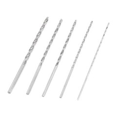 5 Size Extra Long Drill Bit Set 150mm HSS Straight Shank 2-5mm Diameter Wood