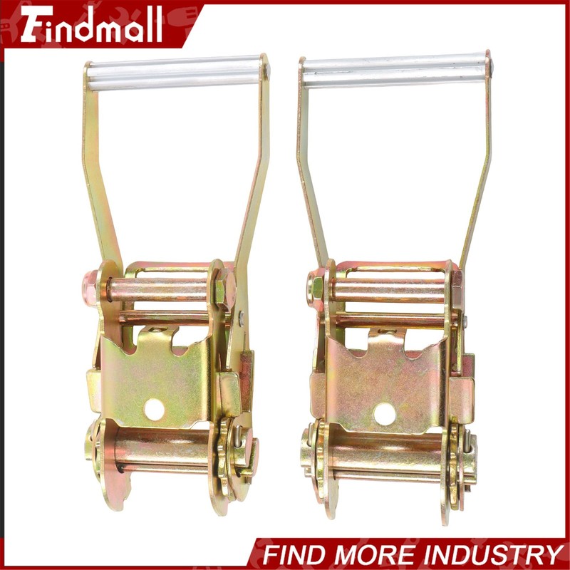 Findmall 2 Pack 2 Inch Handle Ratchet Buckle 3333 lbs for Ratchet Strap Tie Down gallery
