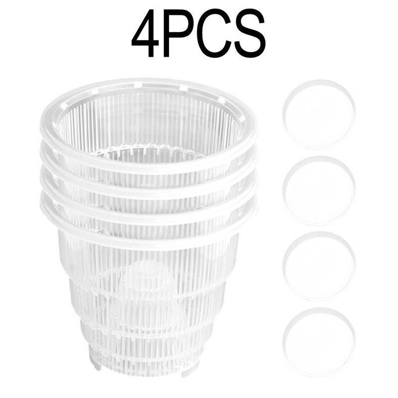 Clear Plastic Orchid Pots with Root Control Technology for Strong Growth gallery