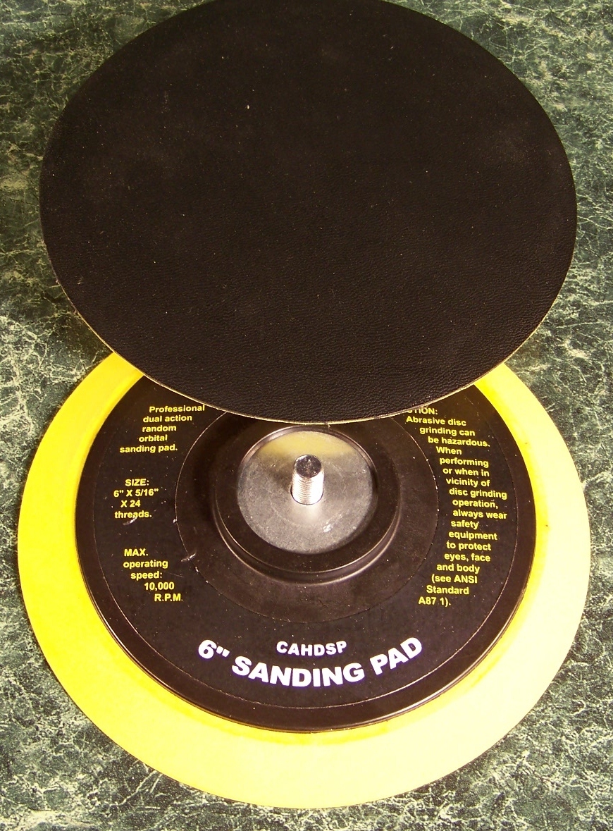 2pc replacement 6" DUAL ACTION DA STICK ON SANDING PADS PSA Sand Disc pad foam gallery