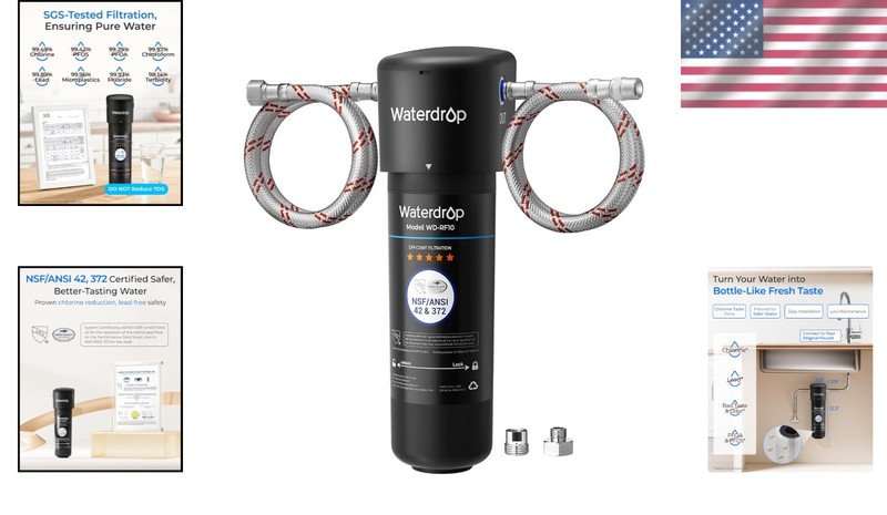 Under Sink Water Filter System Activated Carbon Reduces PFAS Lead Chlorine gallery