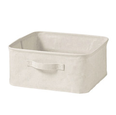 Fabric Softbox, Polyester Linen, Square Box, Small, 35 x 35 x 16cm, Brand “New”