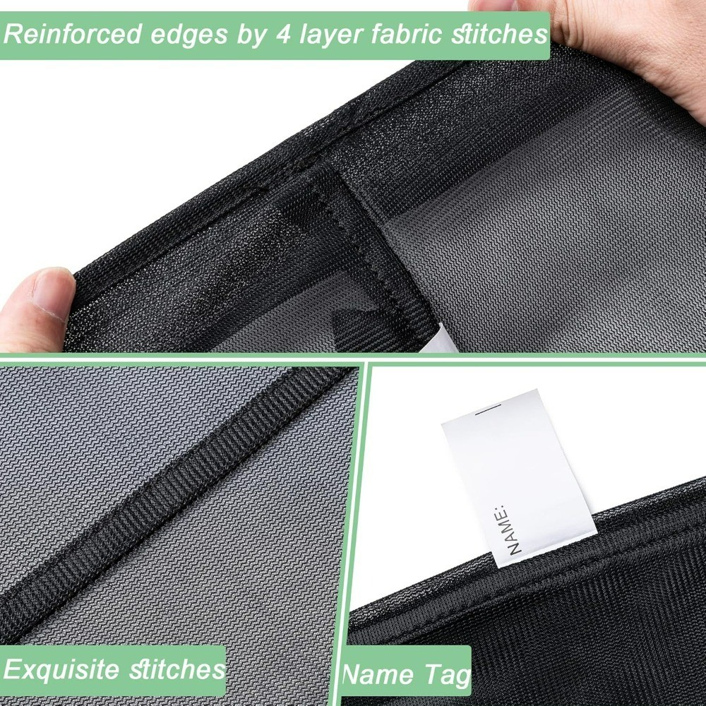 Mesh XL Laundry Bag 2 Pack Large Drawstring Dirty Clothes Organizer with ID Tag gallery