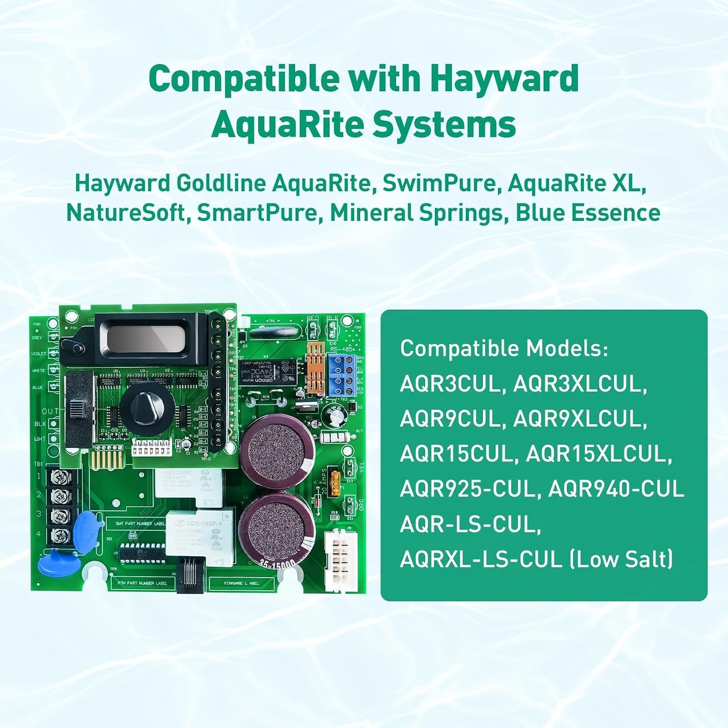 Hayward Goldline Aqua Rite Salt Chlorine Generators Replacement Circuit Board gallery