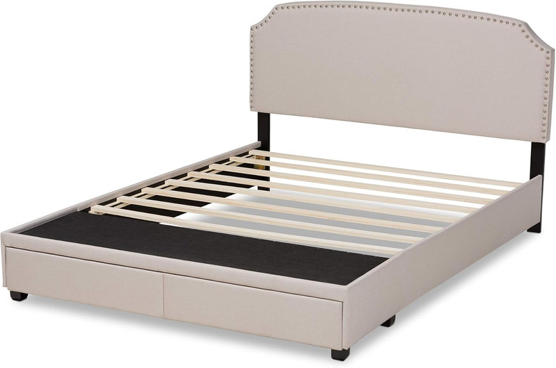Platform, Queen, Beige/Black gallery