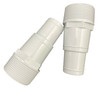 2 Pool Filter Pump HOSE ADAPTER 1 1/4"-1 1/2" Thread 1.5" Fitting PVC White gallery