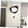 Large Wall Clock for Living Room Decor 16 Inch Black Modern Minimalist gallery