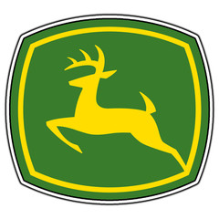 John Deere Logo #1 Sticker Waterproof Vinyl Decal Die-Cut Laptop Car