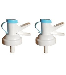 2 Pack 50mm Threaded Water Jug Dispenser Valve Fits 1–5 Gallon Bottles BPA