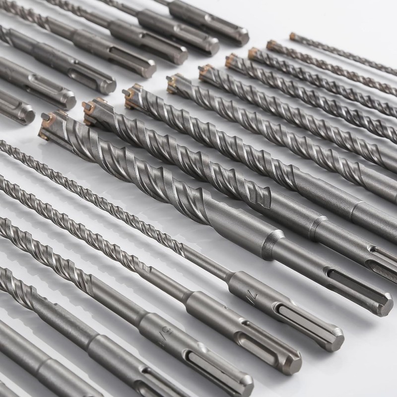 3/8" X 8" Cross-Type Double Thread Drill Bits - Tough & Efficient gallery