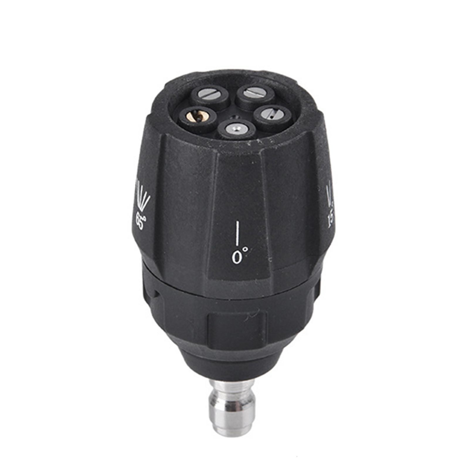 5 in 1 Adjustable Angles Rotating Water Nozzles Tip 1/4'' Quick Connect Pressure gallery
