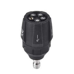 5 in 1 Adjustable Angles Rotating Water Nozzles Tip 1/4” Quick Connect Pressure
