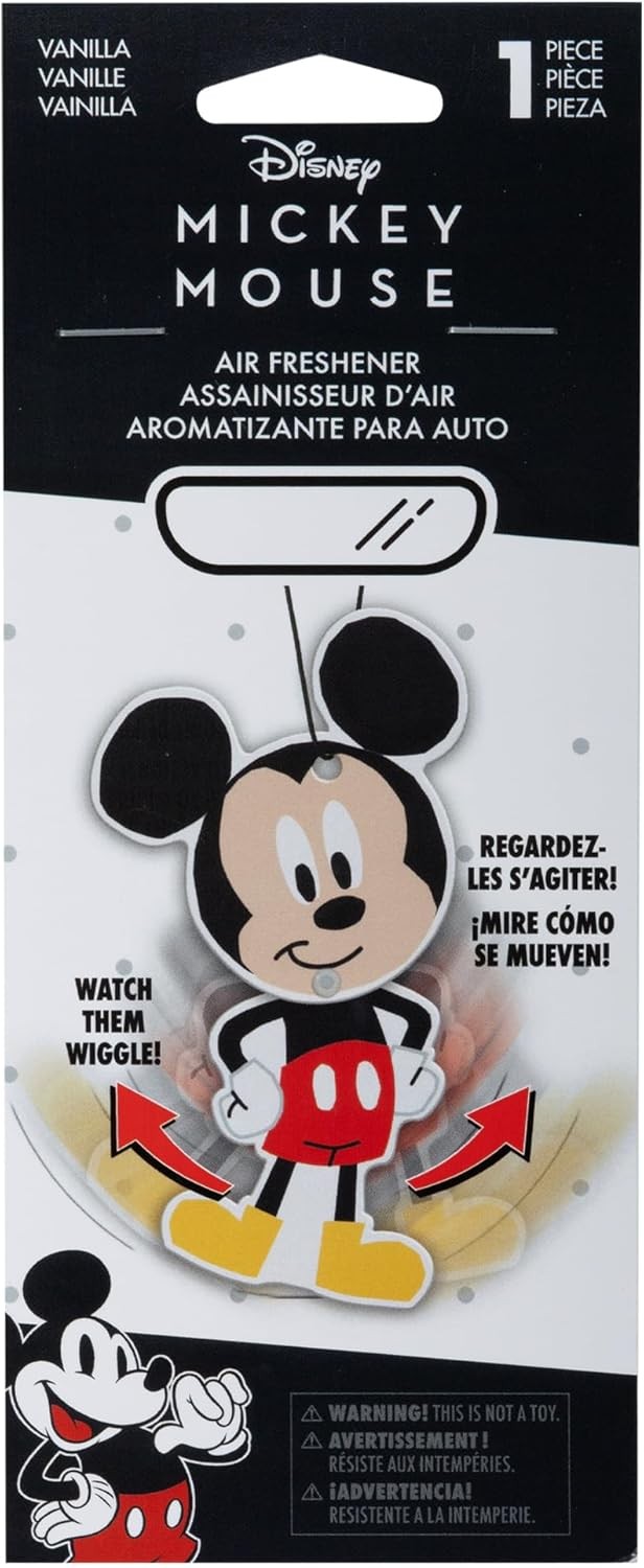 Plasticolor Disney Mickey Mouse Wiggler Air Freshener, Vanilla Scent for Cars gallery