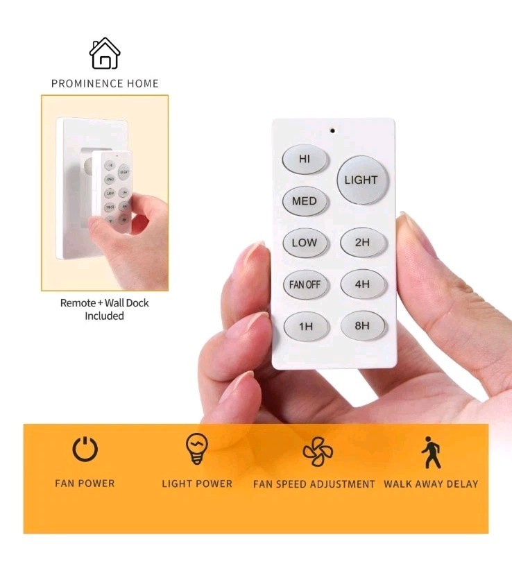 Smart Universal Ceiling Fan Remote Control Kit, DIMMER, No Hub Required gallery