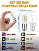 E17 LED Appliance Bulb 25W Equivalent, 2W 300LM 2700K Warm White, 120V Non-Di... gallery