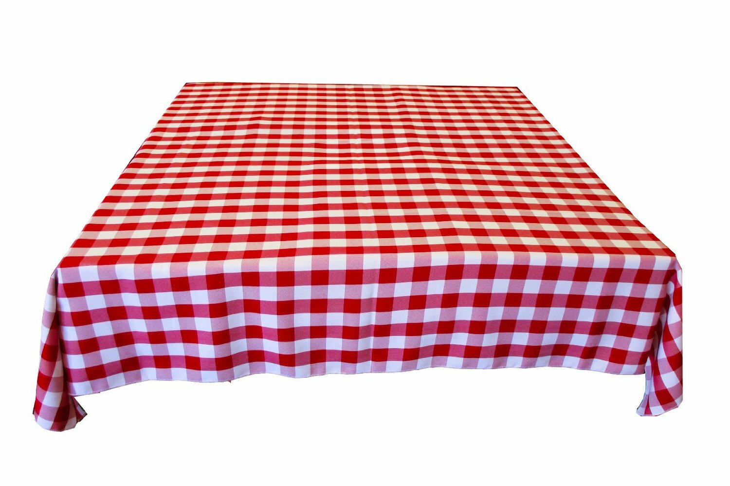 Gingham/Checkered Cotton Blend Italian Restaurant Style Tablecloth/Overlay gallery