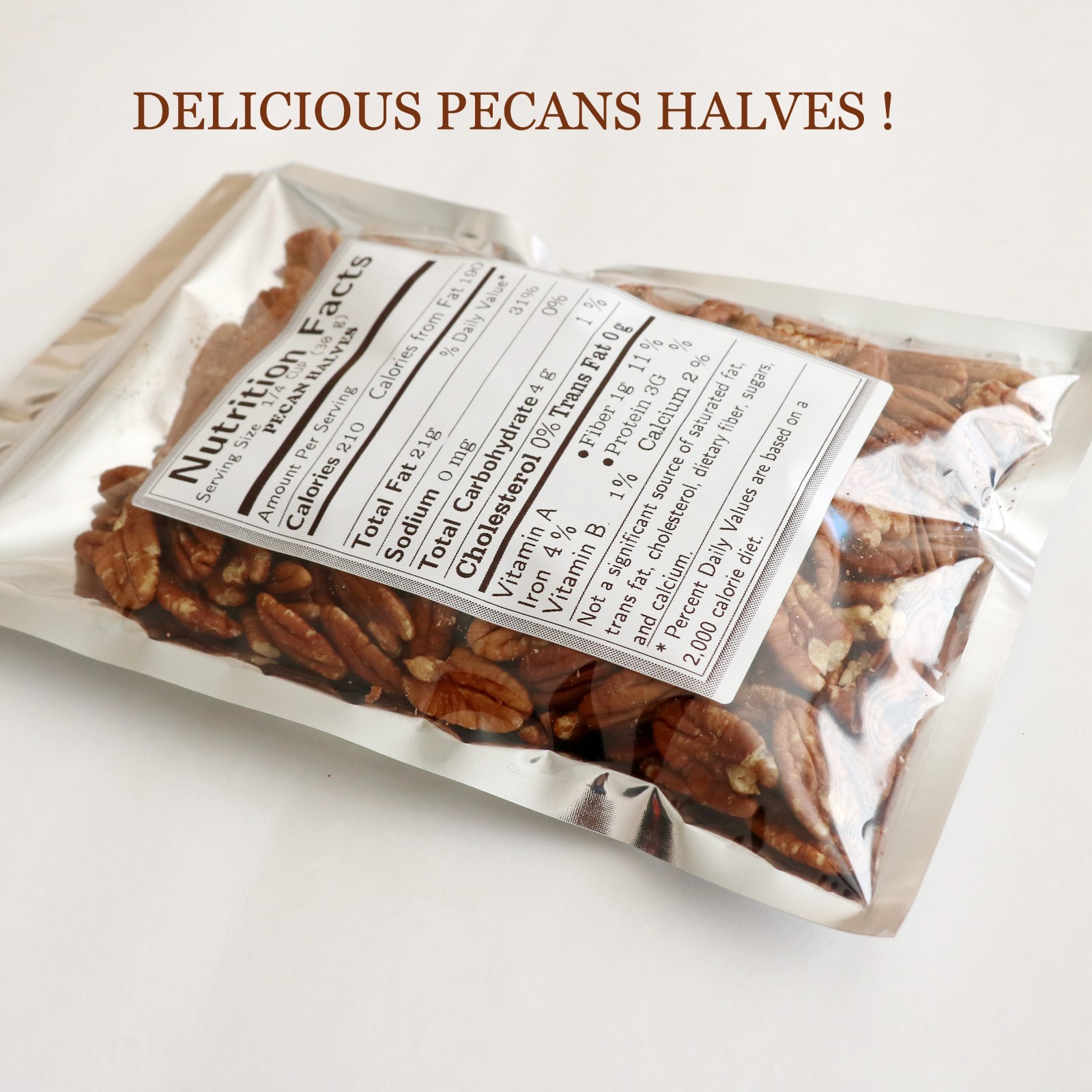 ORGANIC PECANS HALVES Raw no shell Bulk DELICIOUS ! gallery