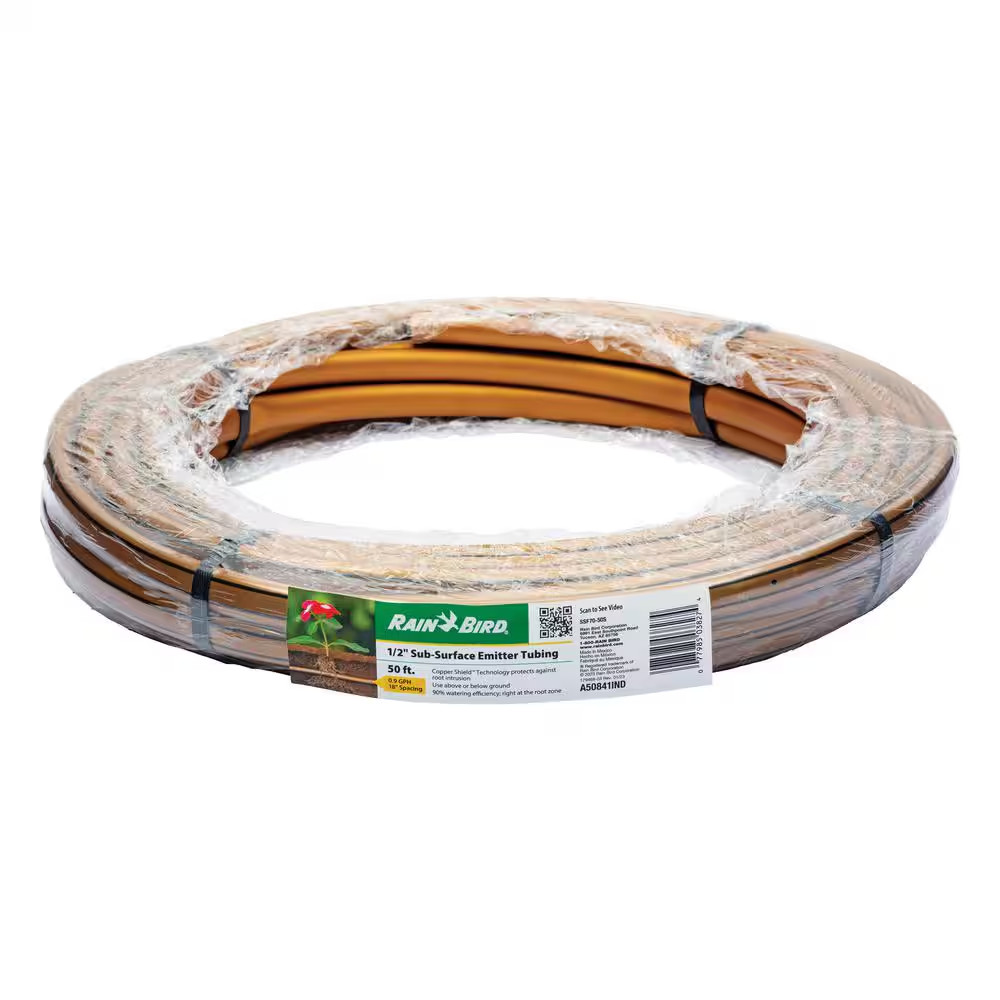 1/2 In. X 50 Ft. Sub-Surface Drip Emitter Tubing with 18 In. Spacing gallery