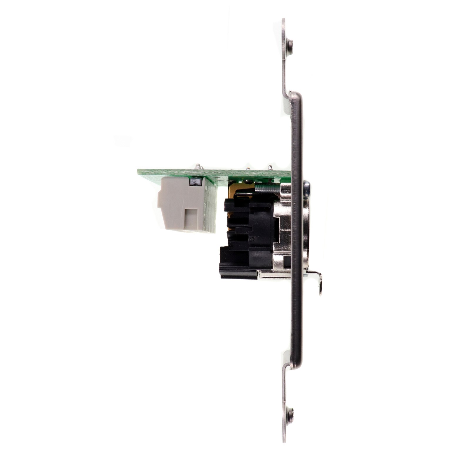 PATHWAY 5108 3-PIN XLR FEMALE INSERT FACEPLATE, XLRF, C/W TERMINALS, STAINLESS gallery