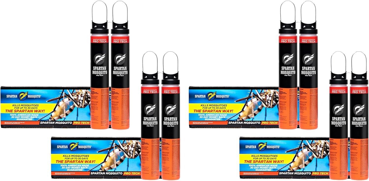 Spartan Mosquito Pro Tech – 2 Acre Pack (4 Boxes 8 tubes) 100% American Made gallery