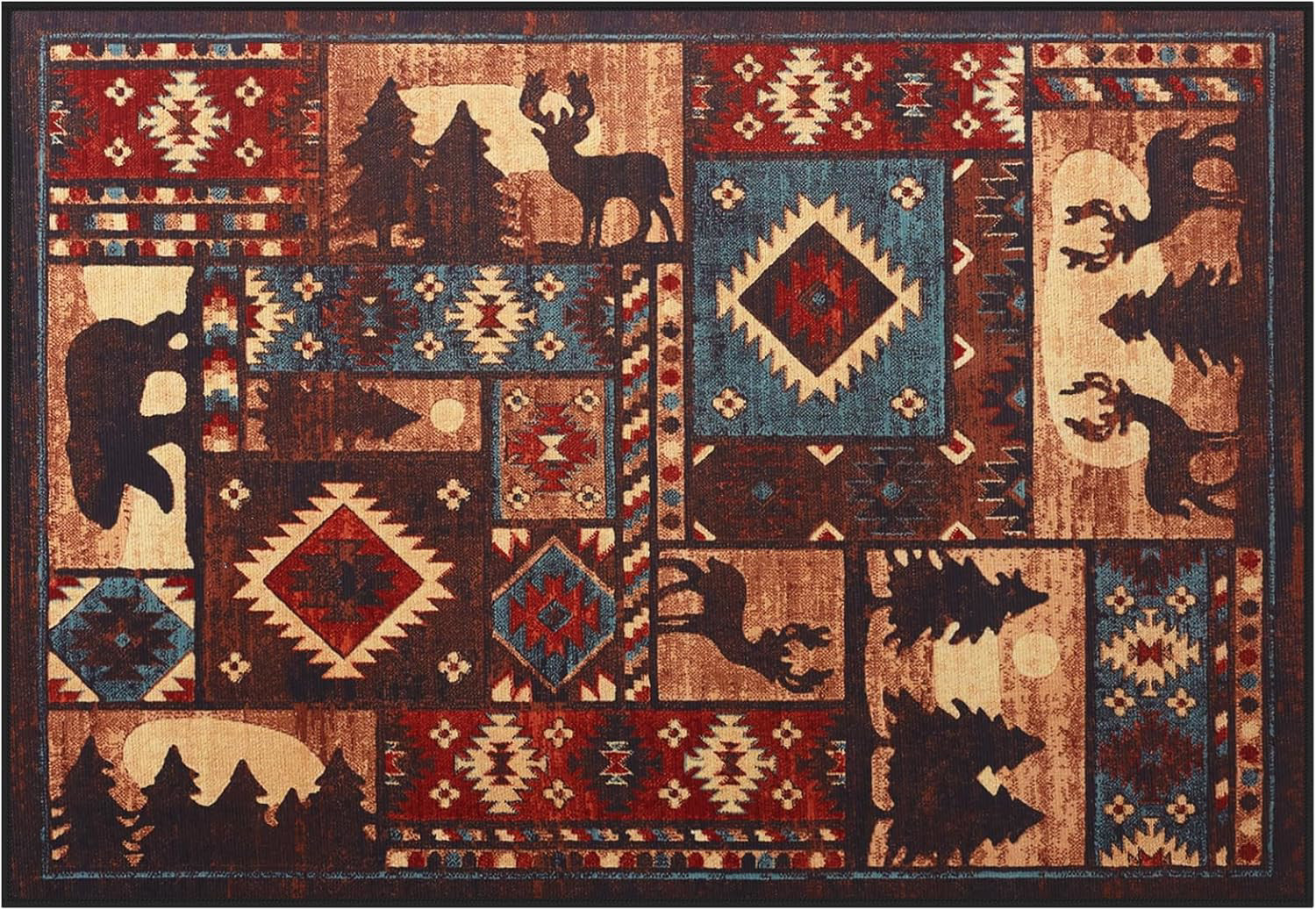 Fire Resistant Hearth Rug 24x36 for Indoor Outdoor Wood Stove Spark Protection gallery