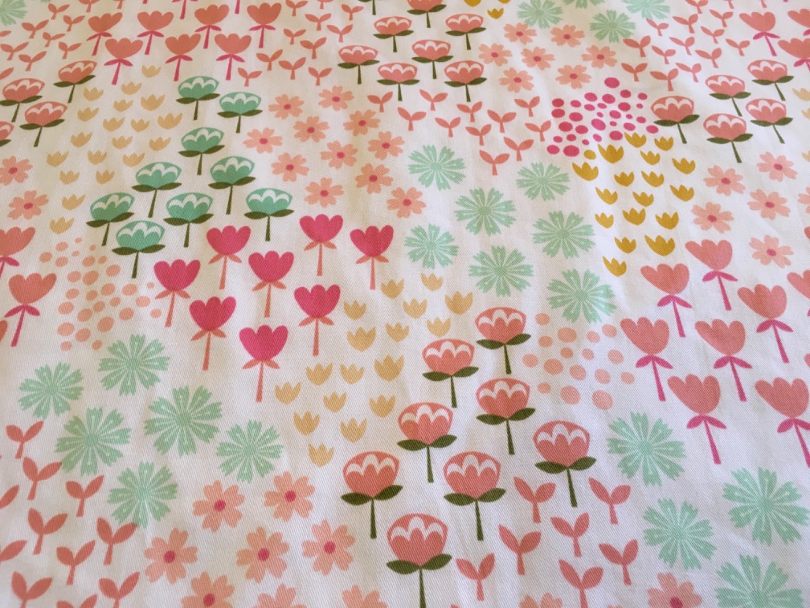 Pillowfort Window Panel with flowers lined 42x94 gallery