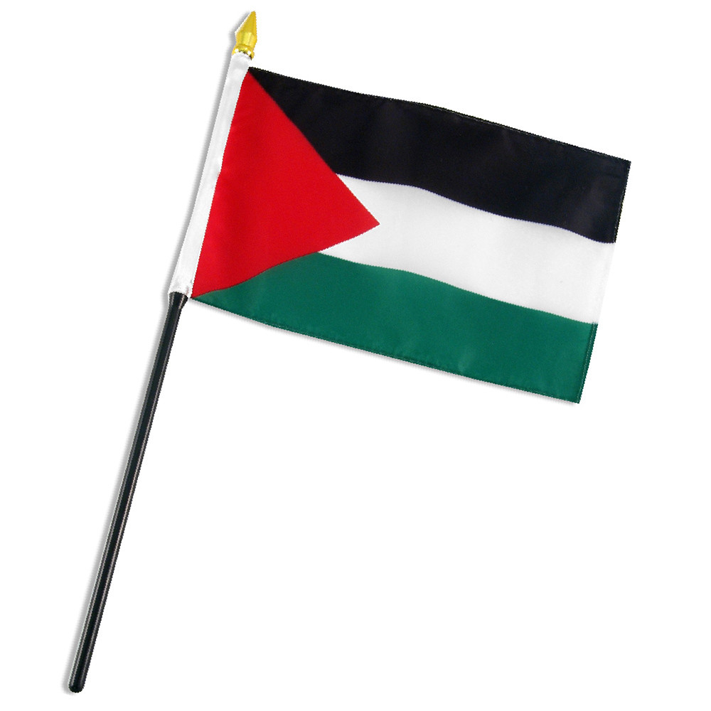 Palestine Flag 4"x6" Desk Table Stick (sewn edges) gallery