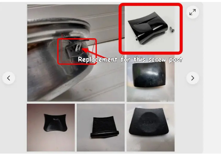 RenaWare Replacement Handle for Rena Stockpot Saucepan Skillet Helper Side 1pc gallery