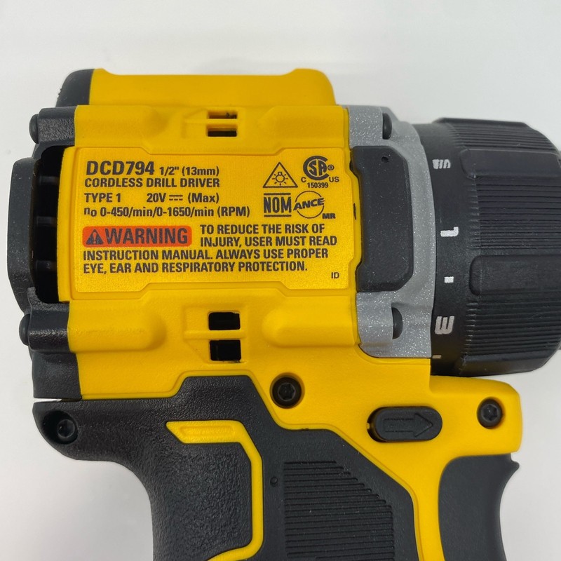 DEWALT 20V MAX ATOMIC 1/2" Brushless Drill/Driver Yellow/Black Bare Tool gallery