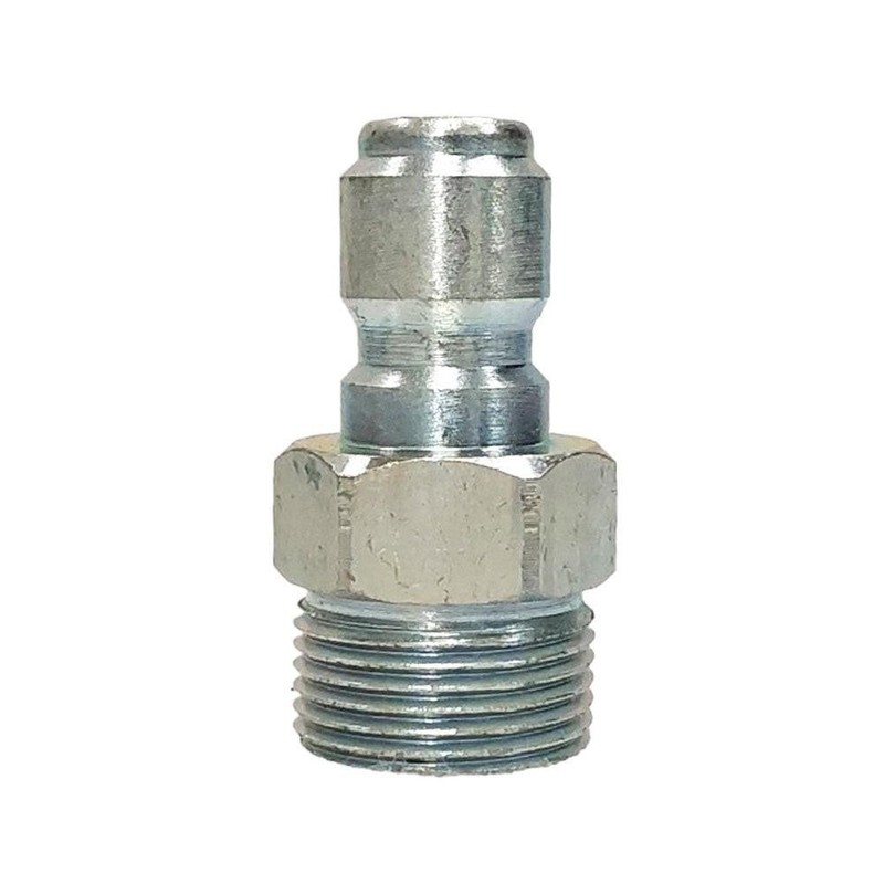 Quick Connect Coupler Plug 3/8" Steel Plug x M22 Male Threads gallery